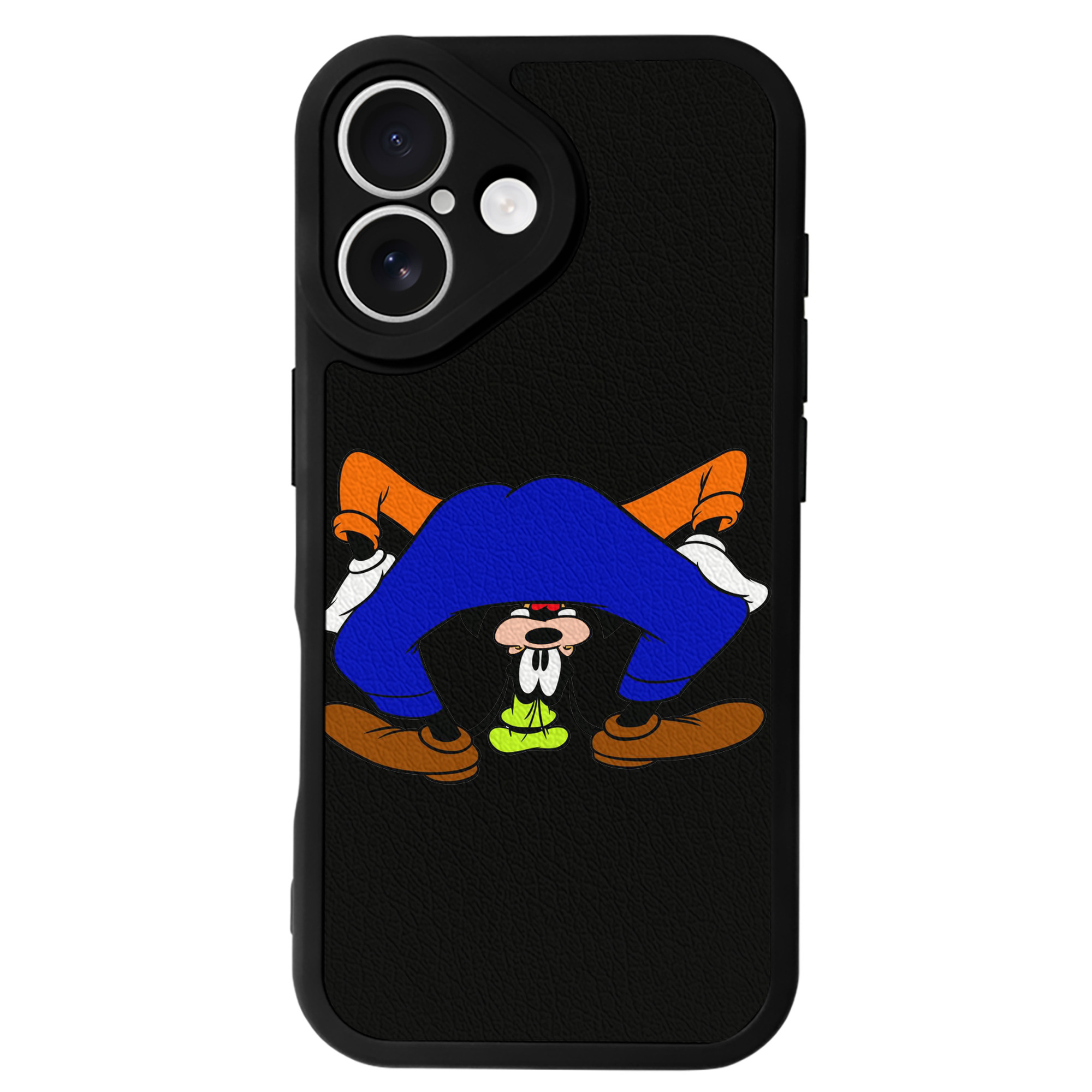 （画像用） ミッキーマウス Mickey Mouse 【iPhone 16シリーズ対応】シリコンスマホケース（レザー調） 材質：シリコン